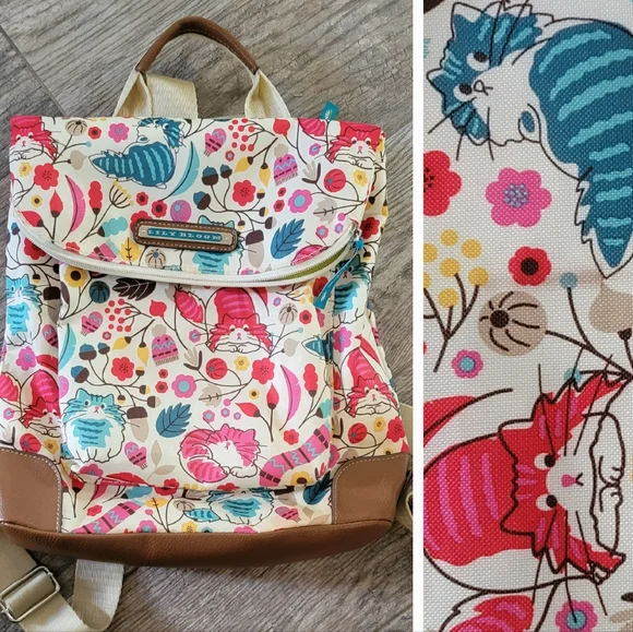 Lily Bloom | Bags | Lily Bloom Cats Backpack Double Strap  display picture 3